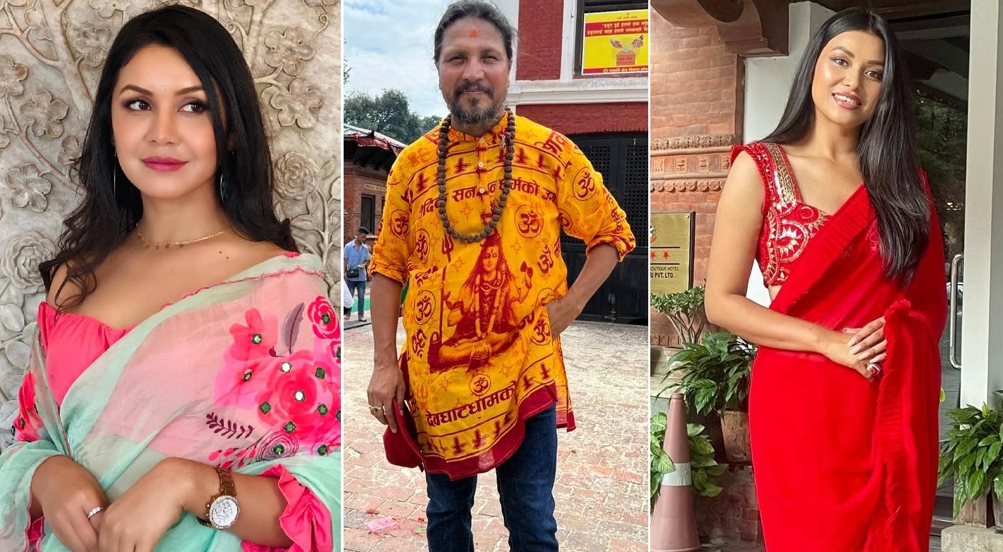 deepakraj giri, banisha hamal and malina joshi